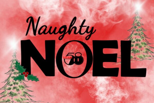 Naughty Noel Christmas banner large size
