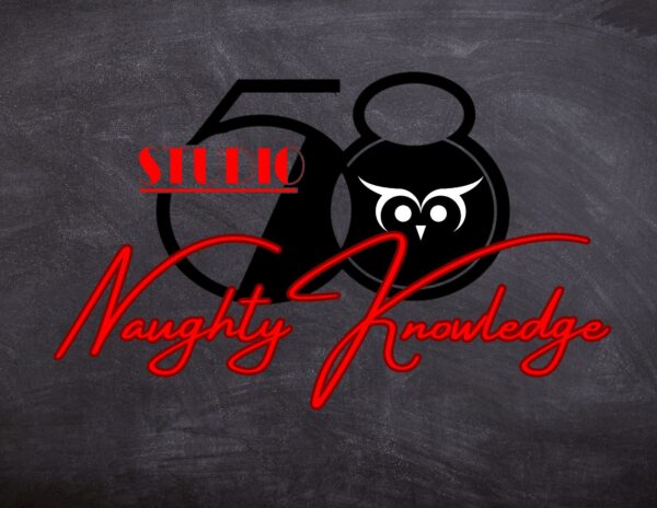 Studio 58 Naughty Knowledge logo.