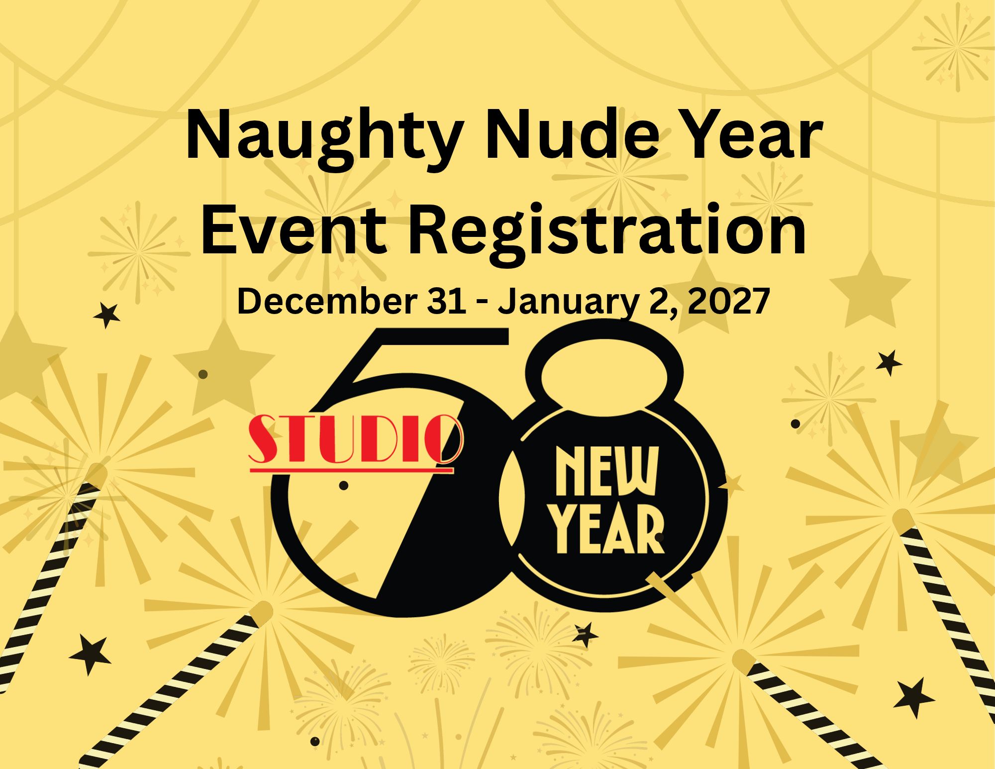 Naughty Nude Year Event Registration